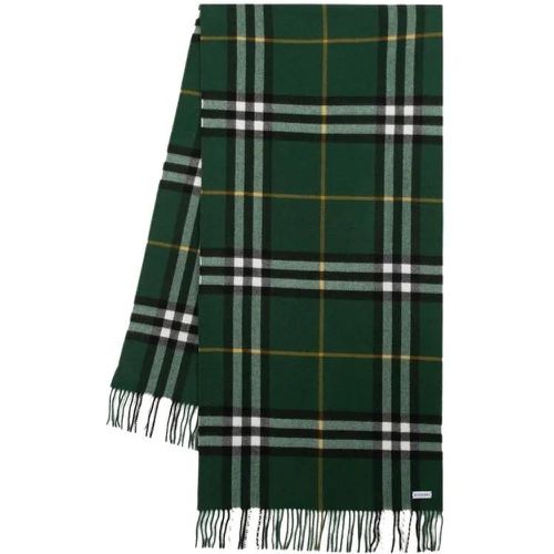 Tücher & Schals - Giant Check Scarf - Cashmere - Green - Gr. unisize - in - für Damen - Burberry - Modalova