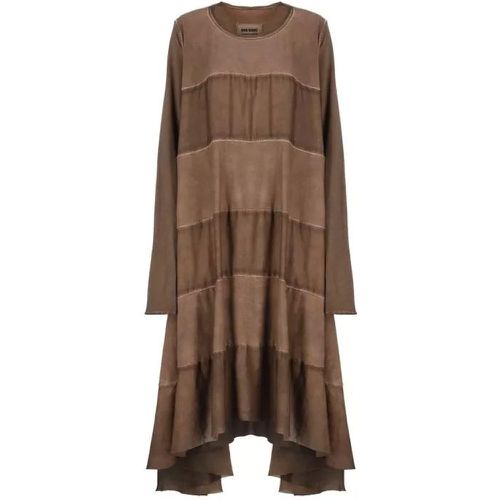 Brown Cotton Dress - Größe L - brown - Uma Wang - Modalova