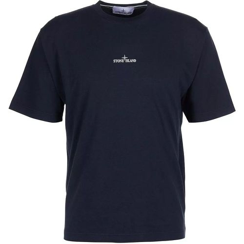 T Shirt - Größe M - blau - Stone Island - Modalova