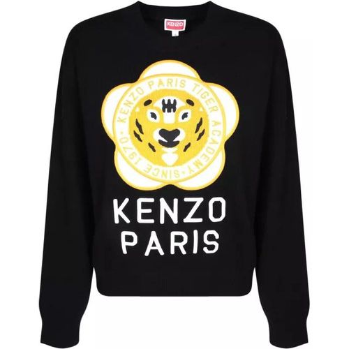 Wool-Blend Sweater - Größe M - black - Kenzo - Modalova