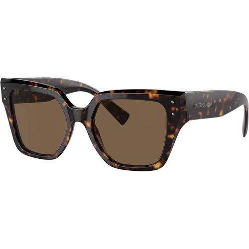 Sonnenbrille - 0DG4471 52 502/73 - Gr. unisize - in Braun - für Damen - Dolce&Gabbana - Modalova