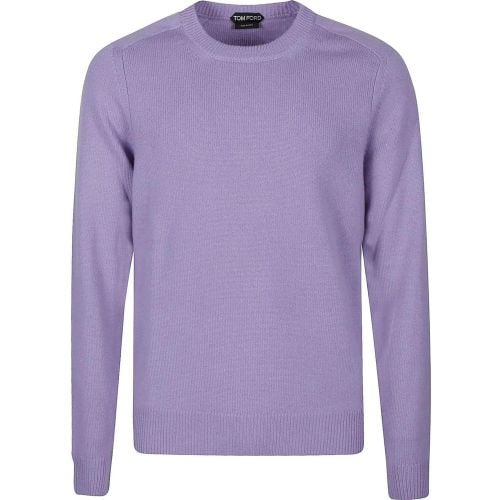 Cashmere Saddle Sweater Pink & Purple - Größe 48 - Tom Ford - Modalova