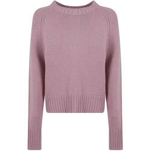 Blush Virgin Wool-Cashmere Blend Crew Neck Sw - Größe M - allude - Modalova