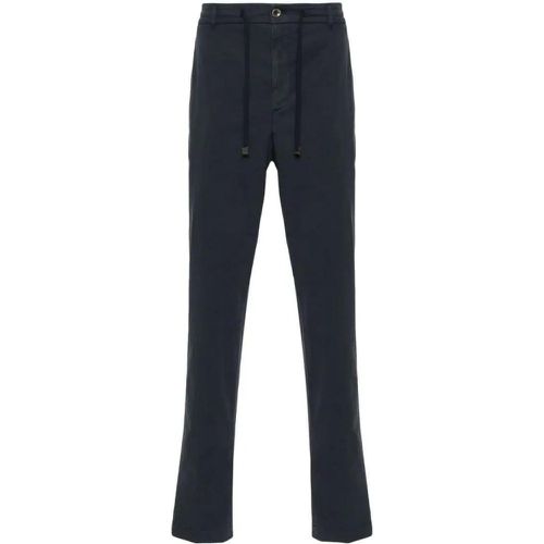 Blue Straight-Leg Trousers - Größe 50 - PESERICO - Modalova