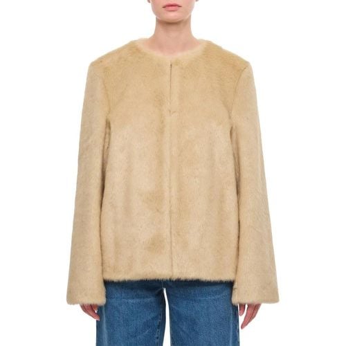 Faux Fur Short Coat - Größe S - Loulou Studio - Modalova