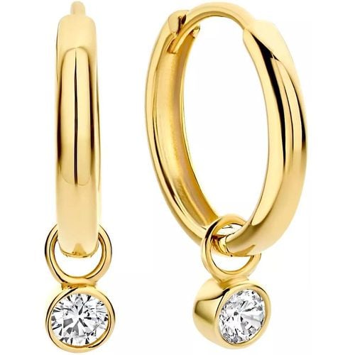 Ohrringe - Rivoli Aélys 14 karat hoop earrings with zirconia - Gr. unisize - in - für Damen - Isabel Bernard - Modalova