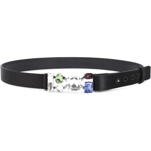 Gürtel - Black Leather Belt - Gr. 75 - in - für Damen - Giorgio Armani - Modalova