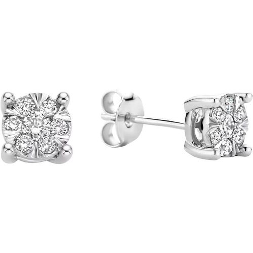 Ohrringe - De la Paix Hanaé 14 karat ear studs diamond 0.28 - Gr. unisize - in Silber - für Damen - Isabel Bernard - Modalova