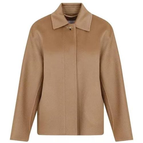 Camel Brown Cashmere Midas Coat - Größe 42 - Max Mara - Modalova