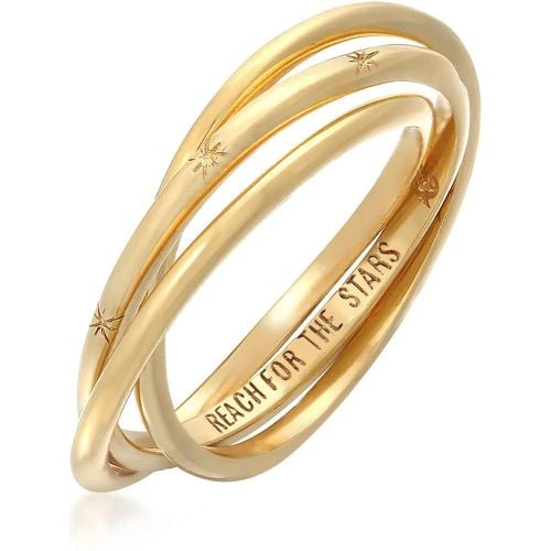 Ringe - Ring Wickelring - Reach for the Stars 375 Gelbgold - Gr. 52 MM - in - für Damen - Haze & Glory - Modalova