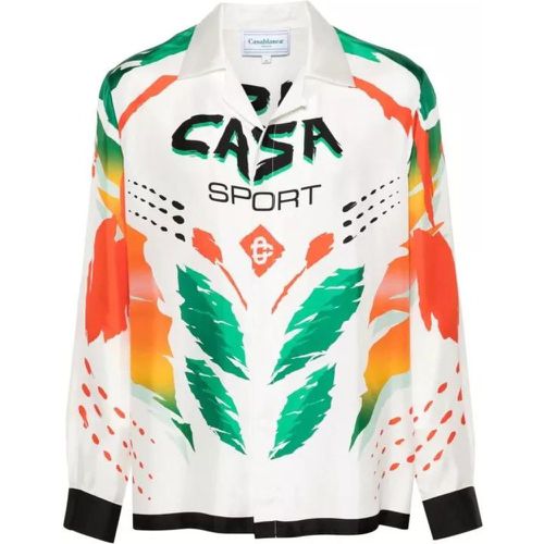 Casa Moto Sport Multicolor Shirt - Größe L - white - Casablanca - Modalova