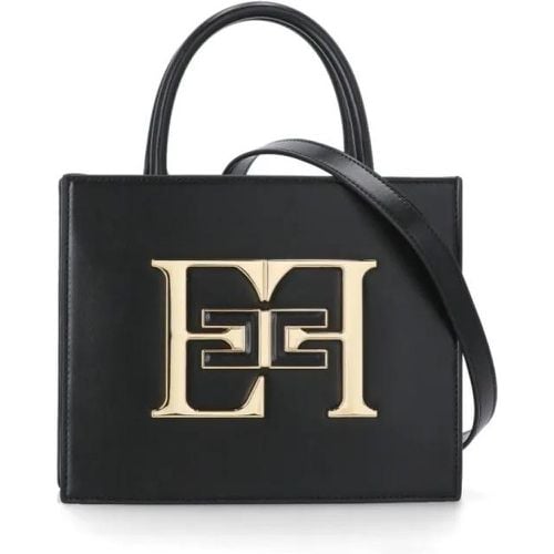 Tote - Handle Bag With Logo - Gr. unisize - in - für Damen - Elisabetta Franchi - Modalova