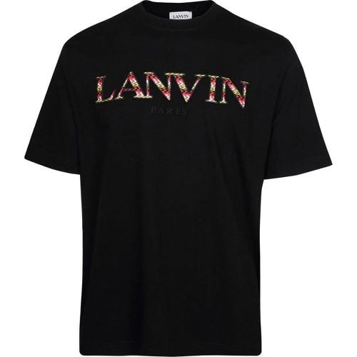 Classic cotton t-shirt with logo - Größe XL - Lanvin - Modalova