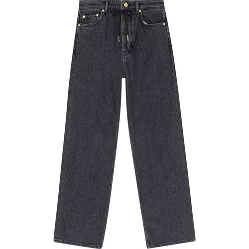 Jeans mit Kordelzug - Größe 25 - black - Ganni - Modalova