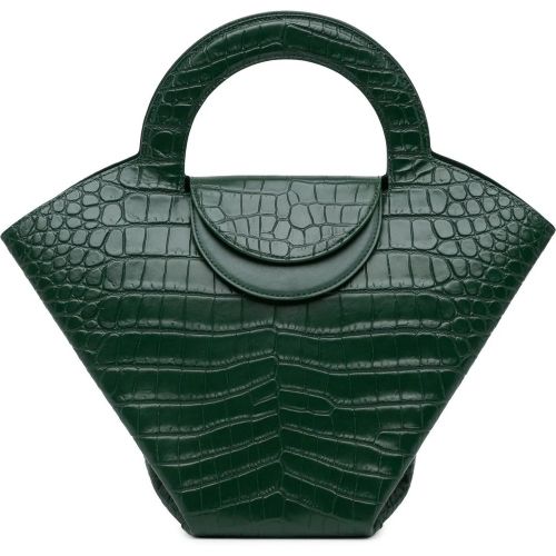 Totes & Shopper - Crocodile Embossed Doll Top Handle Bag - Gr. unisize - in - für Damen - Bottega Veneta - Modalova