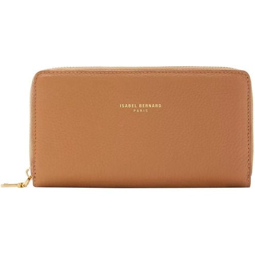 Portemonnaie - Honoré Léa Camel Calfskin Leather Zipper Wallet - Gr. unisize - in - für Damen - Isabel Bernard - Modalova