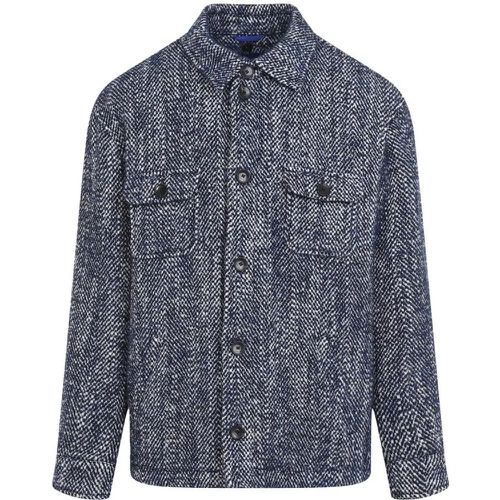 White And Blue Wool Shirt - Größe M - ETRO - Modalova