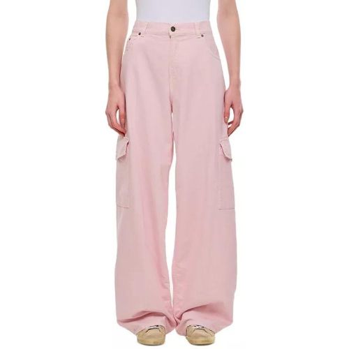Bethany Twill 45 Baggy Denim Cargo Pants - Größe 28 - pink - Haikure - Modalova