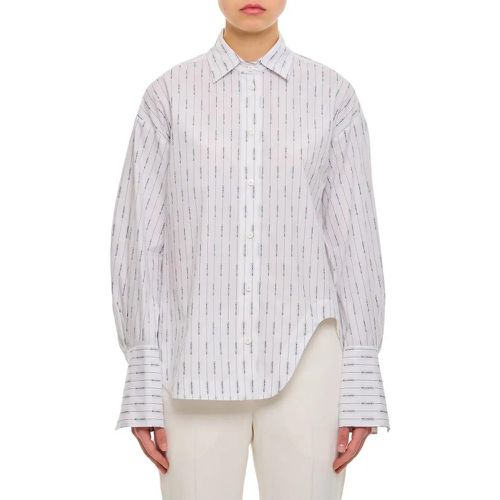 Eliza Jacquard Logo Cotton Shirt - Größe 42 - The Attico - Modalova