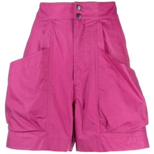 High-Waisted Cotton Mini Shorts - Größe 32 - pink - Etoile Isabel Marant - Modalova