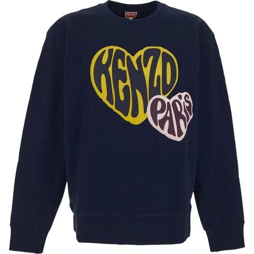 Hearts Classic Sweatshirt - Größe S - blue - Kenzo - Modalova