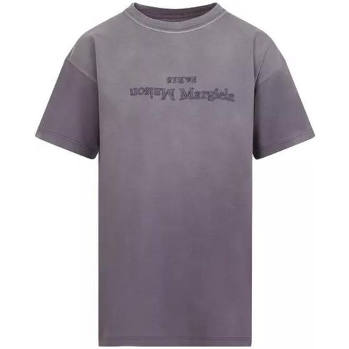 Aubergine Cotton T-Shirt - Größe M - Maison Margiela - Modalova