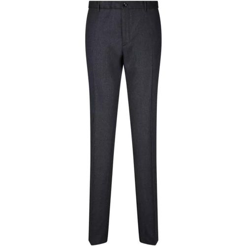 Slim Fit Trousers - Größe 50 - black - Incotex - Modalova