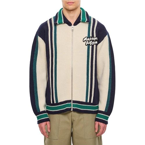 Knitted College Blouson - Größe S - Maison Kitsune - Modalova