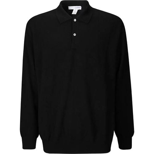 Knitted Polo Shirt - Größe L - Comme des Garcons - Modalova