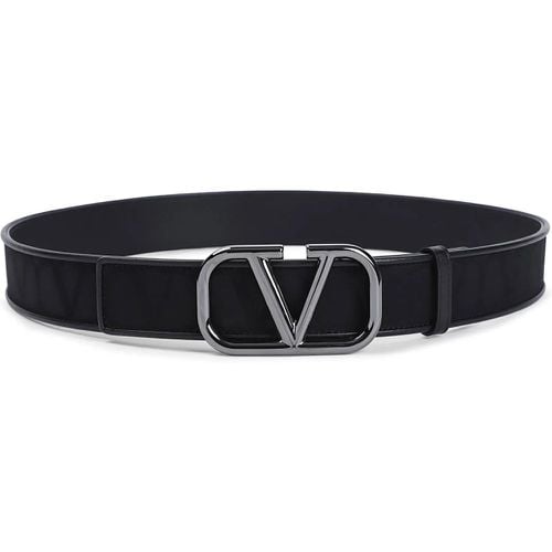 Gürtel - Vlogo Signature Buckled Belt - Gr. 90 - in - für Damen - Valentino - Modalova