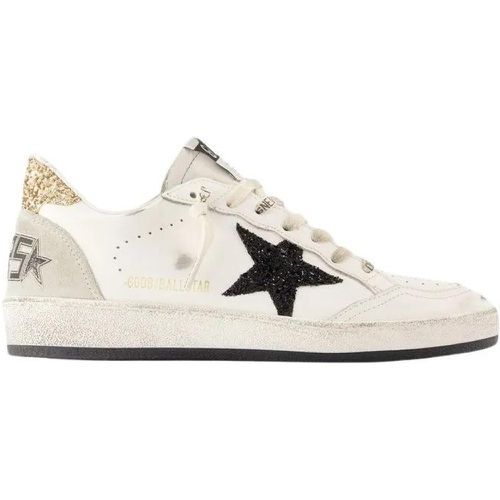 Low-Top Sneaker - Ballstar Sneakers - Leather - White - Gr. 37 (EU) - in - für Damen - Golden Goose - Modalova