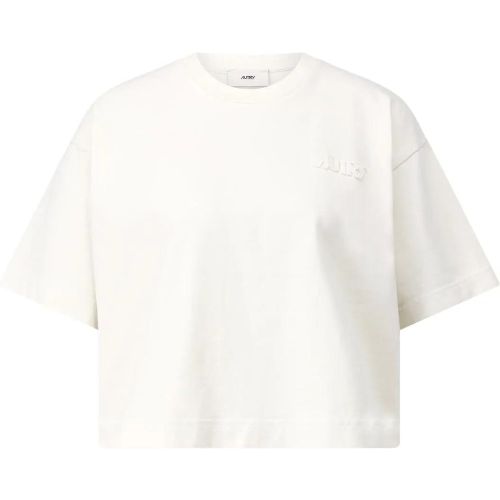 Crop Top T-Shirt mit Logo - Größe L - Autry - Modalova