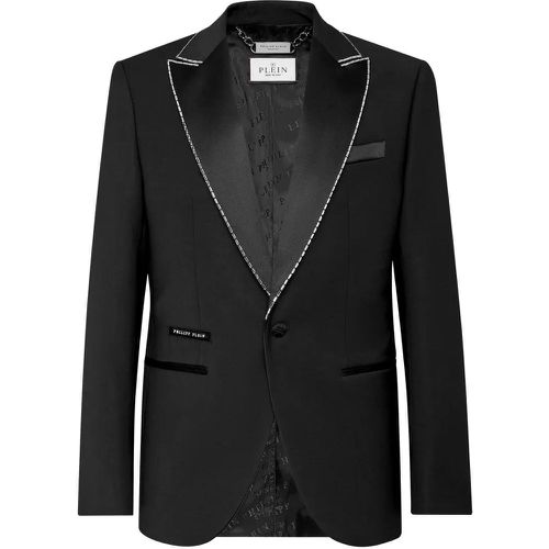 Einknopf-Blazer Slim Fit - Größe 48 - Philipp Plein - Modalova