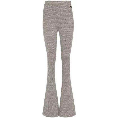 Monogram Jacquard Flared Trousers - Größe XS - Balmain - Modalova