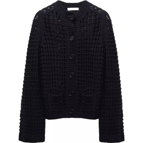 SPORTY CROCHET cardigan - Größe 40 - black - dorothee schumacher - Modalova