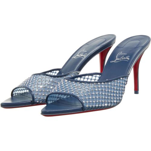 Slipper & Pantoletten - Apostropha Mule Mesh Strass - Gr. 37 (EU) - in - für Damen - Christian Louboutin - Modalova