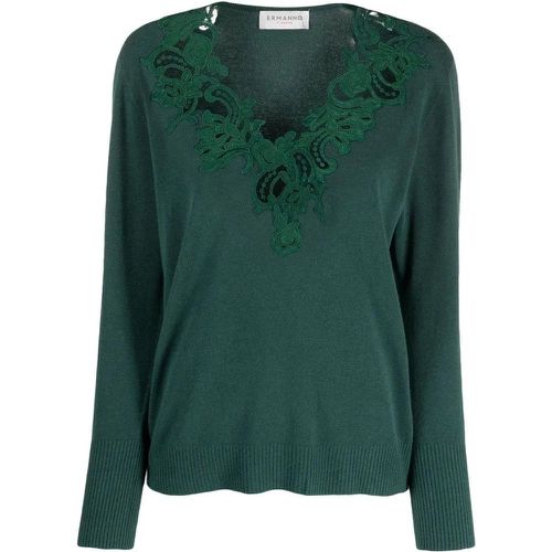 Sweaters Green - Größe 44 - Ermanno Firenze - Modalova