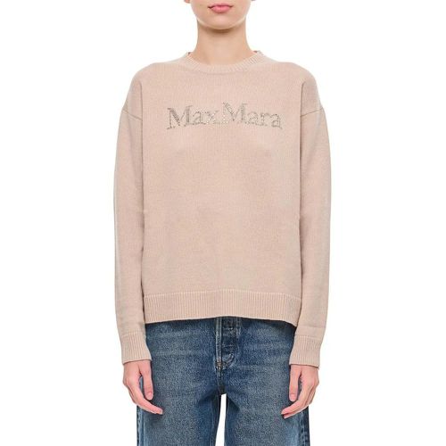 Kassel Round Neck Logo Pullover - Größe L - Max Mara - Modalova