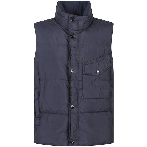 Rds Down Vest Blue - Größe L - Stone Island - Modalova