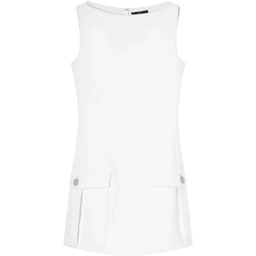 White Shift Mini Dress - Größe 38 - white - Versace - Modalova