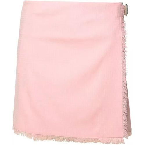 Pink Virgin Wool Miniskirt - Größe 6 - pink - Burberry - Modalova