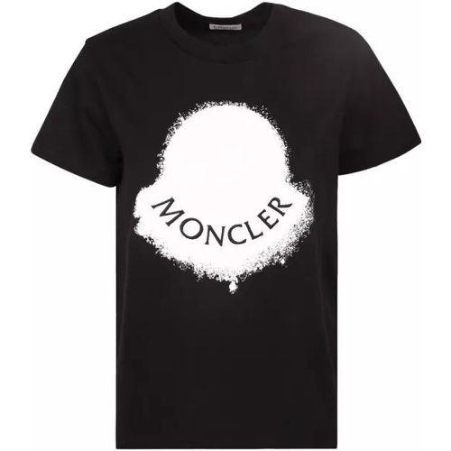 Logo-Print T-Shirt - Größe M - schwarz - Moncler - Modalova