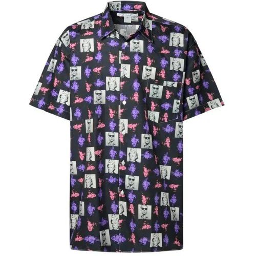 Andy Warhol' Black Cotton Shirt - Größe S - multi - Comme des Garcons - Modalova