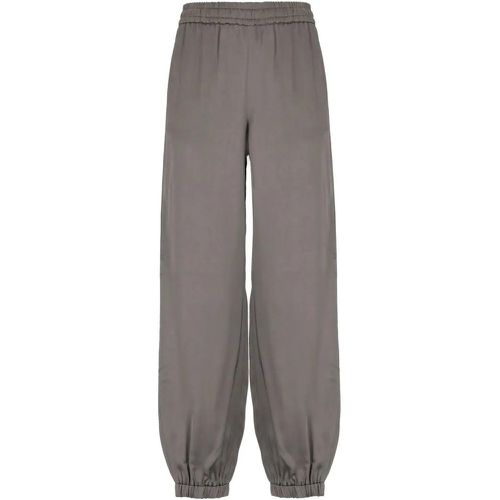 Grey Viscose Trousers - Größe 40 - Fabiana Filippi - Modalova