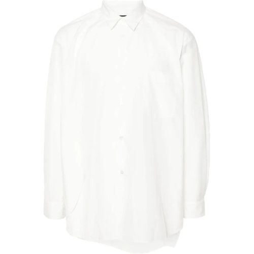 White Long Sleeves Shirt - Größe L - Comme des Garcons - Modalova