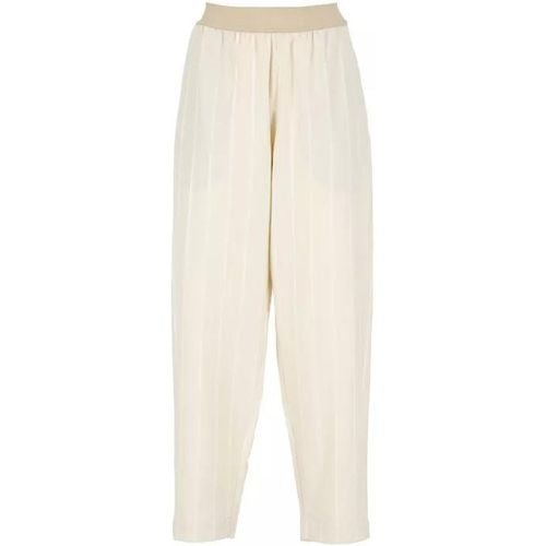 Beige Cotton Pants - Größe M - Uma Wang - Modalova