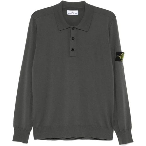 Compass-Badge Polo Top - Größe XL - Stone Island - Modalova