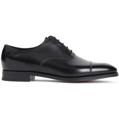 Boots & Stiefeletten - City Ii Black Calf Leather Oxfords - Gr. 11 - in - für Damen - John Lobb - Modalova