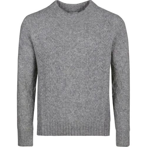 Aran Round Neck Sweater Metallic - Größe 50 - Ballantyne - Modalova