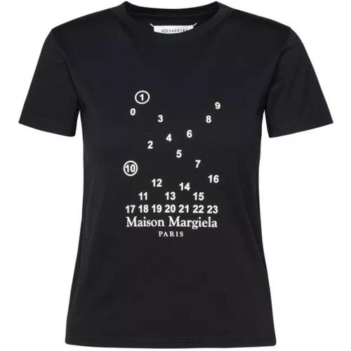 T-Shirt Stampa - Größe L - black - Maison Margiela - Modalova